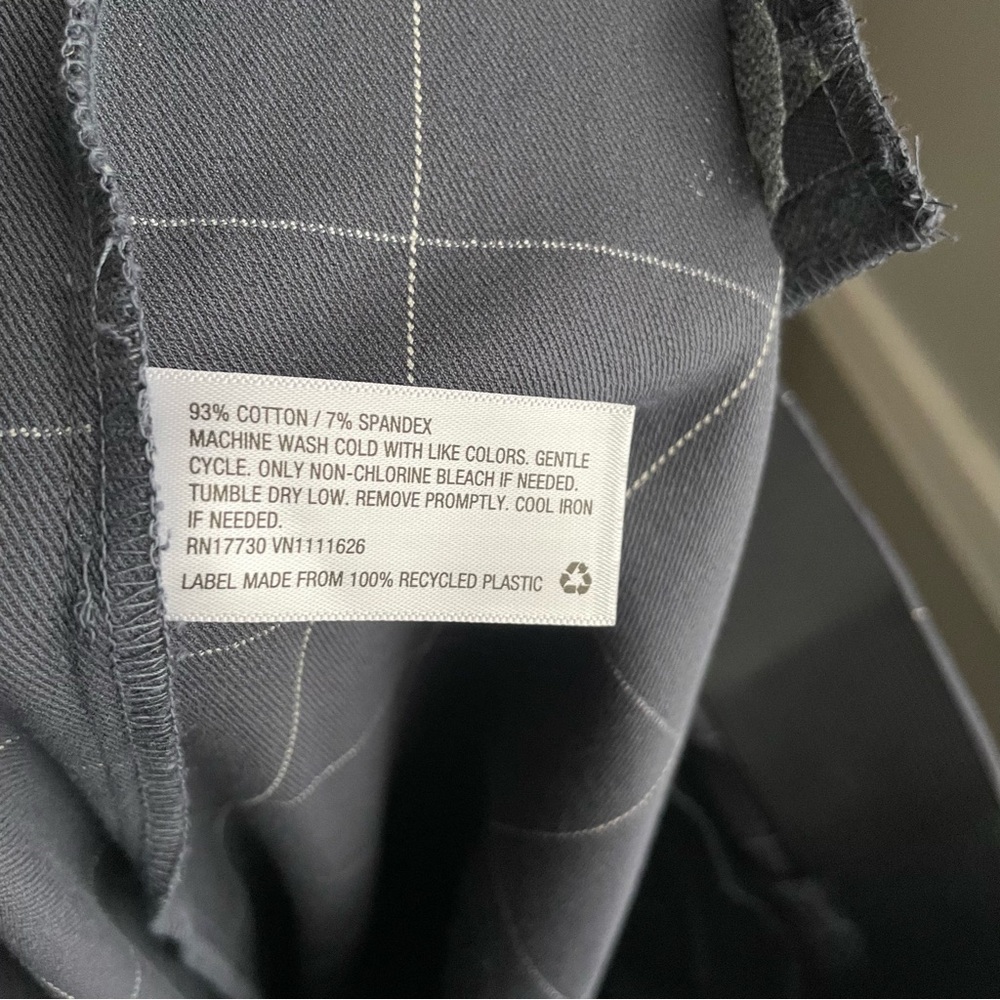 A New Day Gray Plaid Pants Size 14 - Picture 8 of 8